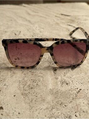 Ted Baker Tortoiseshell Sunglasses with Pink Lenses